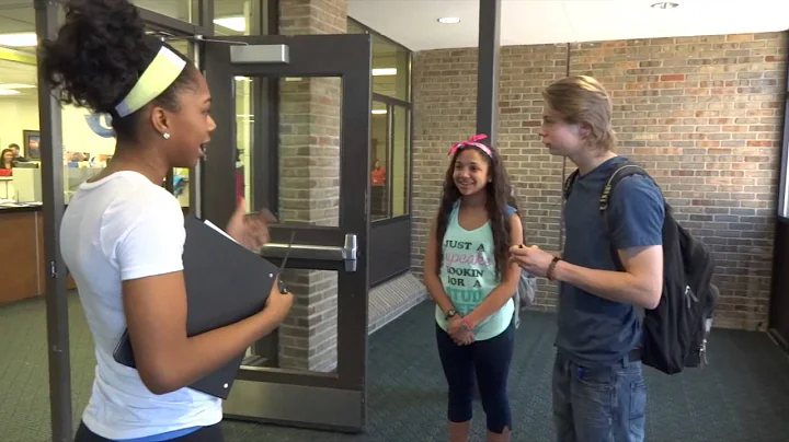 Harrison High School lip dub rehearsal
