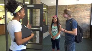 Harrison High School lip dub rehearsal