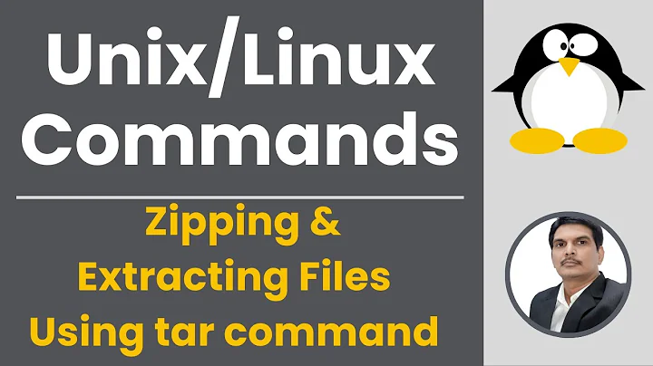Part 14 - Unix/Linux for Testers | Zipping & Extracting Files |  tar command