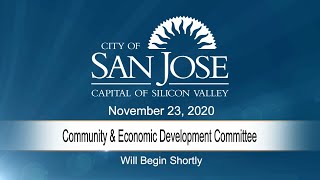 NOV 23, 2020 | Community & Economic Development Committee