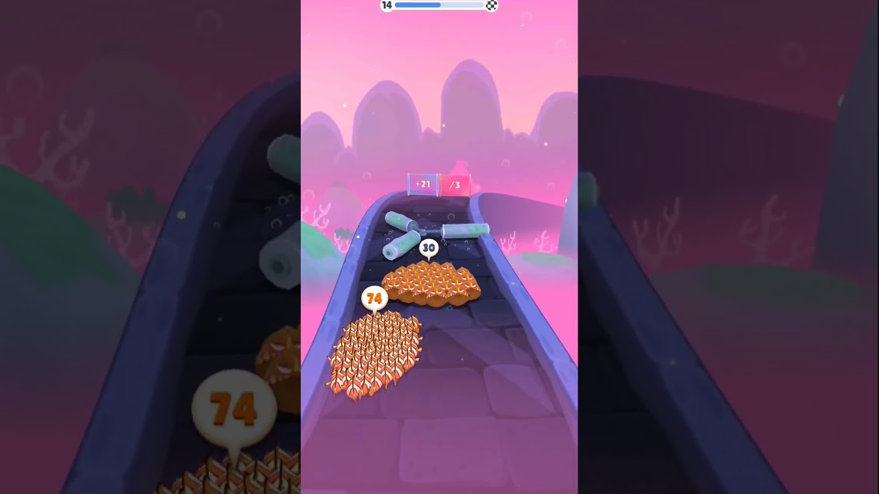 Fish Run 3d. level 14. 