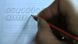 Caligrafía: Cómo escribir la vocal o mayúscula