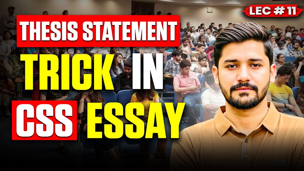 Thesis Statement in CSS Essay - Write Perfect Thesis for Expository ...