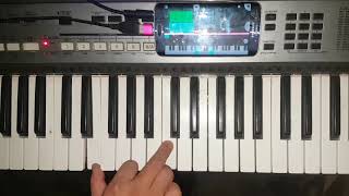 Video thumbnail of "🎂Qué día tan alegre qué día tan feliz por ser tu cumpleaños melodía en teclado nota do mayor"