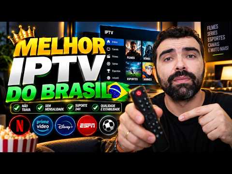 Melhor IPTV do Brasil em 2026? Essa é considerada a Melhor Lista Completa e Sem Travamento!