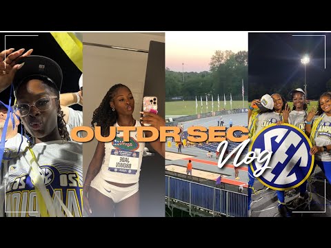 meet vlog | sec conference | grwm | practice before the meet | post race talk | 3x sec champs!! ✮⋆˙