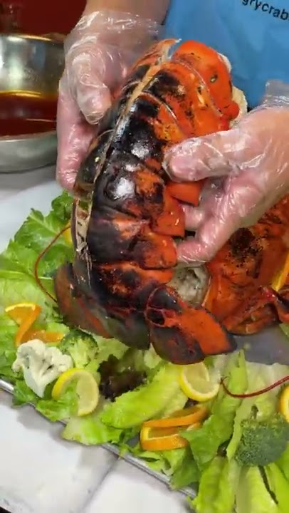 The biggest lobster I've ever seen