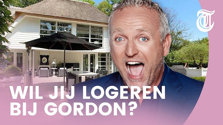 Dit kost een avondje bij Gordon! - BEKENDE HUIZEN #04