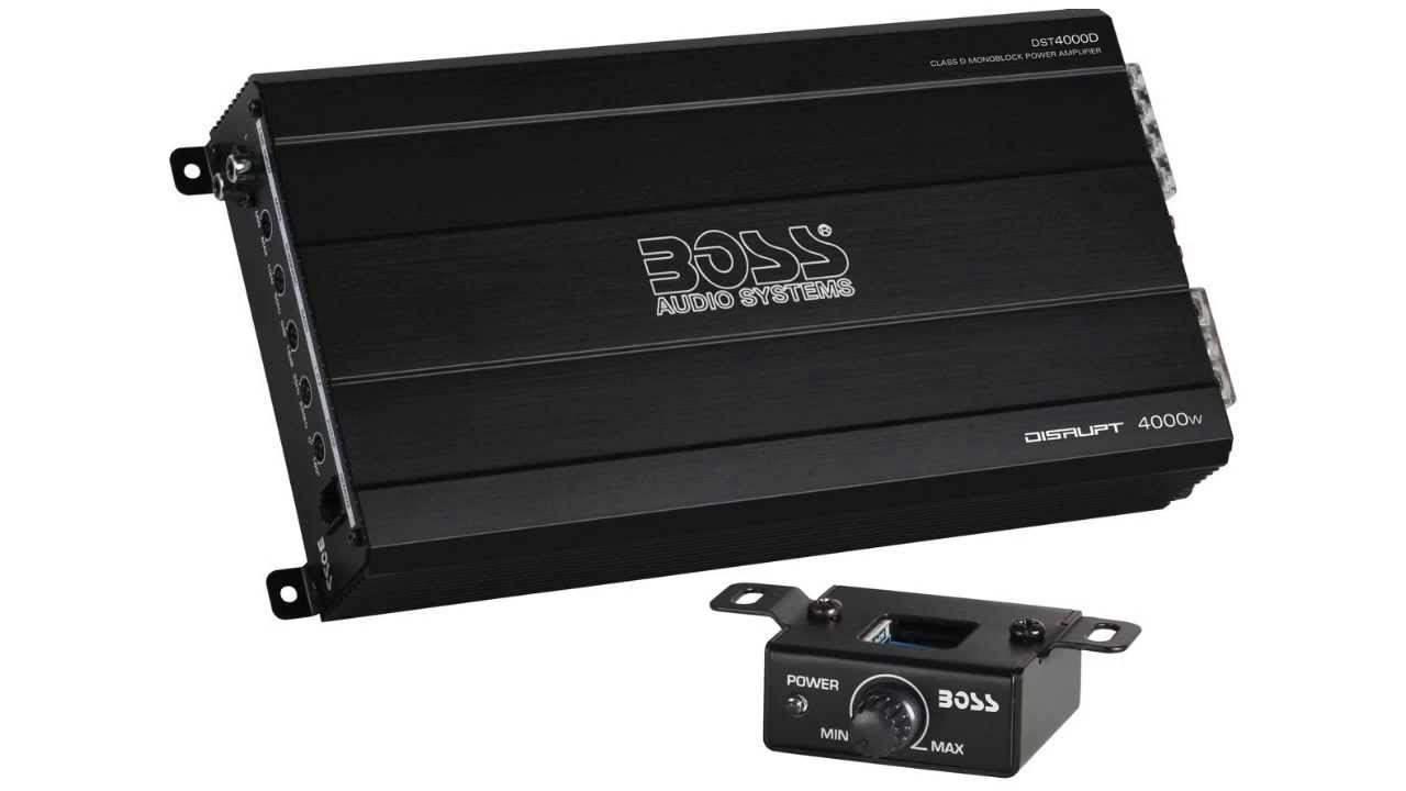 4000 Watt Mono Amplifier Boss DST4000D YouTube
