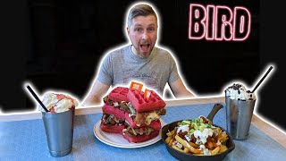 Bird's "You VS Bird" Chicken and Waffles Sandwich Challenge (Hempstead Valley)
