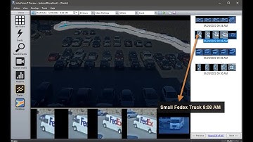 Delivery Truck Timing in Office Parking Lot using intuVision VA Object Search