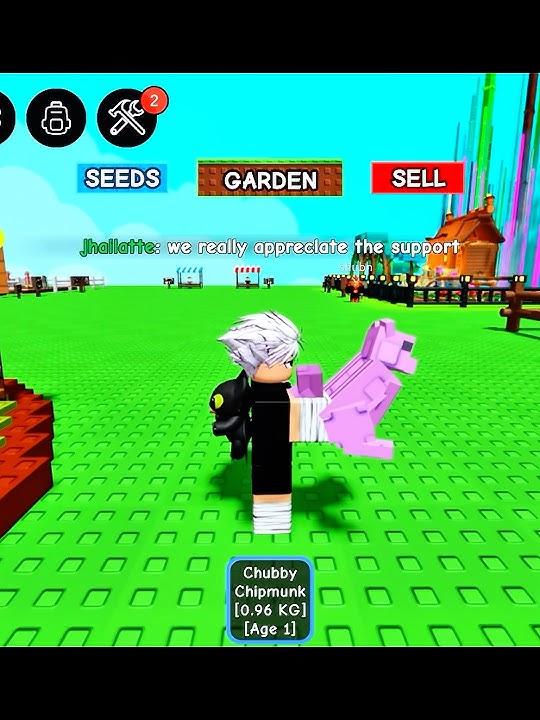 New Chubby Chipmunk Pet! 🐿️ #roblox #growagarden
