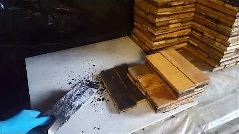 Cleaning Parquet Woodblocks