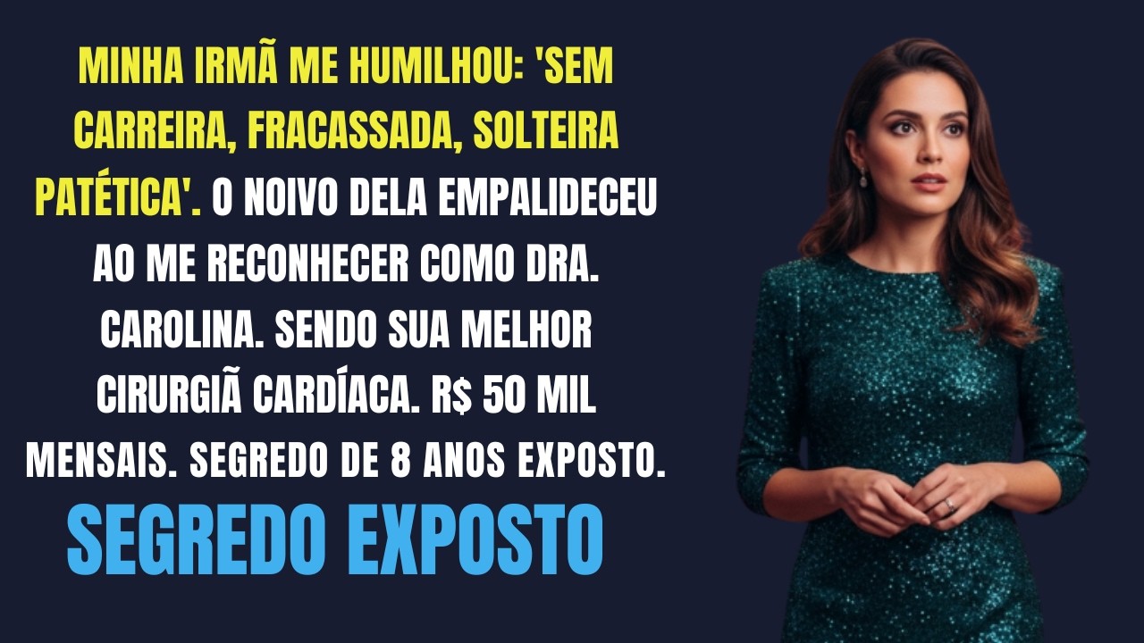 Minha Irmã Me Humilhou Em Público — Até O Noivo Dela Empalidecer Ao Me Reconhecer