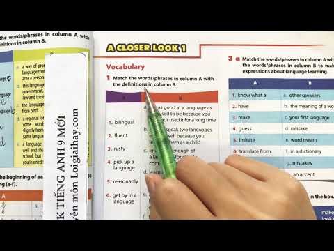 Video A Closer Look 1 Unit 9 trang 33 SGK tiếng Anh lớp 9 mới - YouTube
