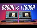 AMD Ryzen 7 5800H vs Intel i7-11800H - Best 8 Core Laptop CPU?