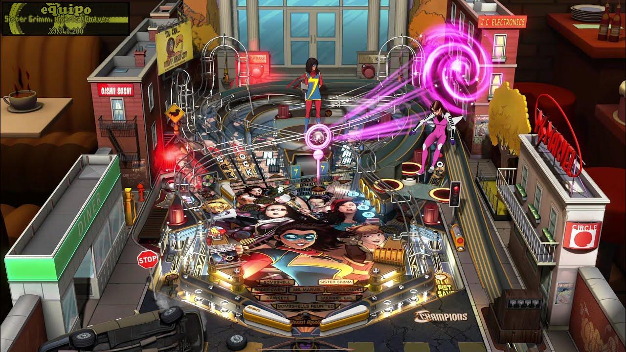Pinball FX3 Marvel's Women of Power (DLC Gameplay) YouTube
