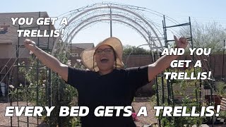 Adding More Affordable DIY Arch Trellises to My Garden