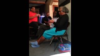 Mother playing Taboo