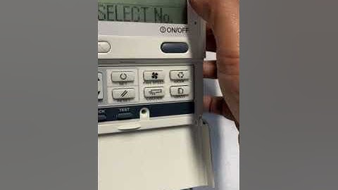 How to Set Timer ON and OFF- Mitsubishi Heavy Industries Wired Remote Controller RC-E5