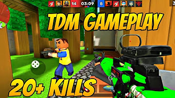 KUBOOM 3D TDM GAMEPLAY WITH M4A1 GREEN SKULL 💀 + BUTTERFLY TOXIC