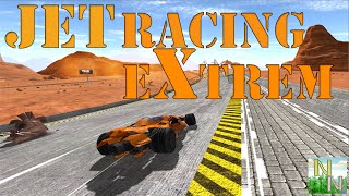 Обзор + Геймплей Jet Racing Extreme v1.0.0.196 Ракетный болид.
