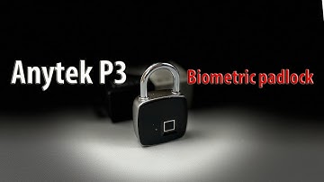 Anytek P3 biometric padlock unboxing, setup and long term review