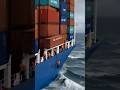 🚢 Why Cargo Containers Don’t Fall Even in Monster Waves #facts #ytshorts #trending