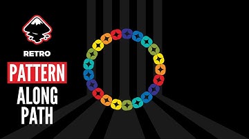 Inkscape tutorial retro pattern along path vector