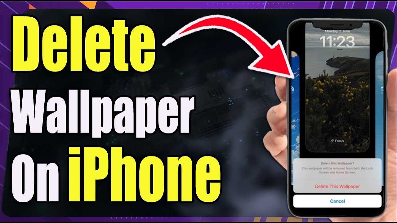 how-to-delete-wallpaper-on-iphone-youtube