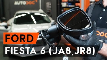 Hoe vervang ik de buitenspiegel van een FORD FIESTA JA8 [TUTORIAL AUTODOC]