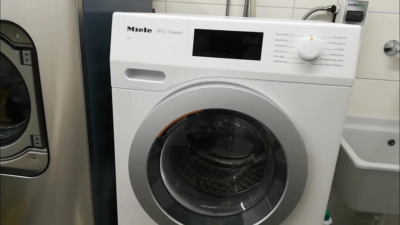 Miele Eco W1 Classic Washing Machine YouTube