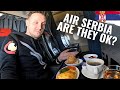 Dodgy taxi drivers  chatty crew  air serbia reviewed
