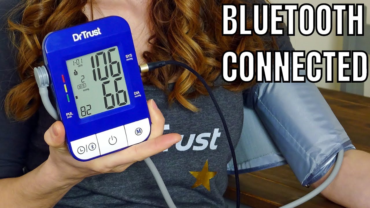 Dr Trust Usa Icheck Connect Bluetooth Blood Pressure Monitor Bp Machine 118 Youtube