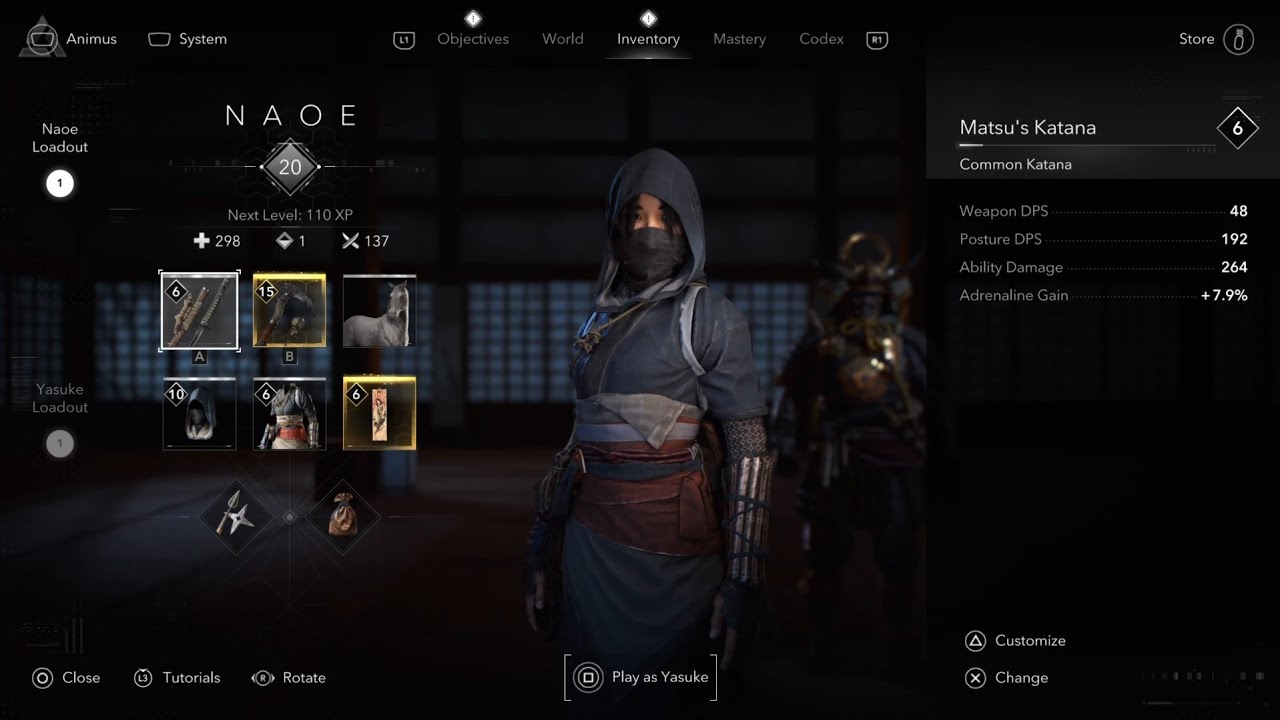 Assassin's Creed Shadows Pause Menu Music
