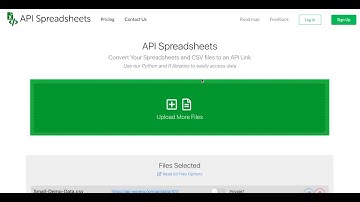 API Spreadsheets Walkthrough