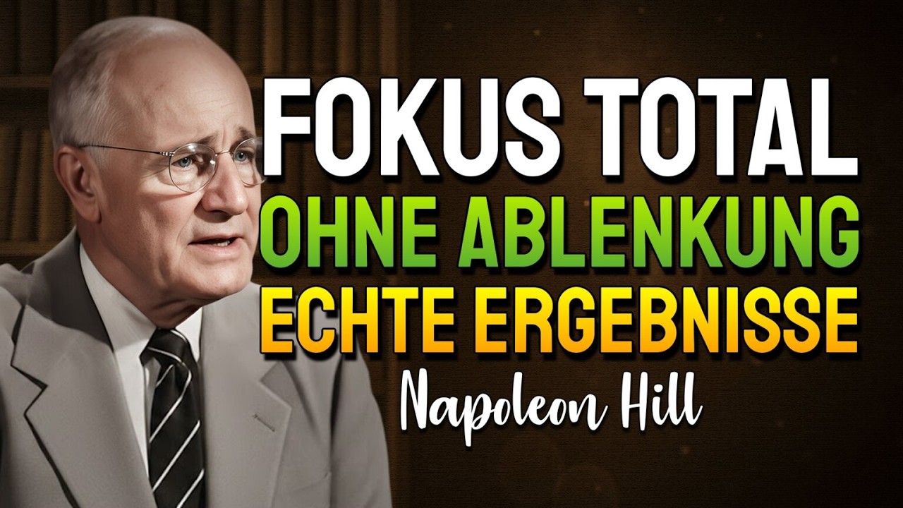 Lerne, deine Aufmerksamkeit zu halten und Ergebnisse zu erzielen. (Napoleon Hill)
