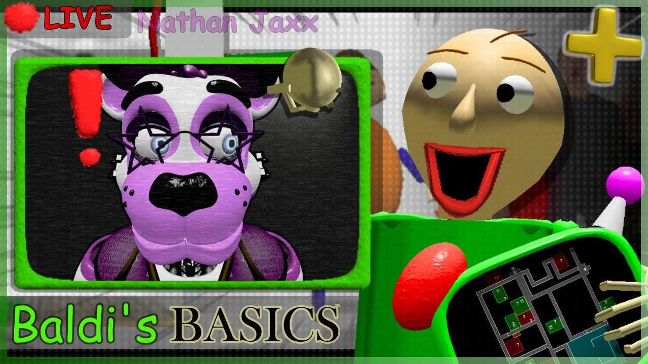 [🔴LIVE ] PLAYING BALDI'S BASICS PLUS FOR THE FIRST TIME!! - Chill ...