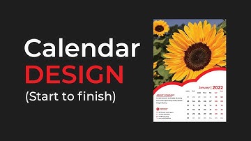 Wall Calendar Design 2022 Bangla Tutorial Adobe illustrator