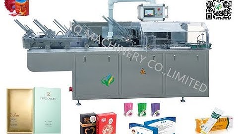 automatic sachet cartoning machine price for facial mask patches paper box packaging solution