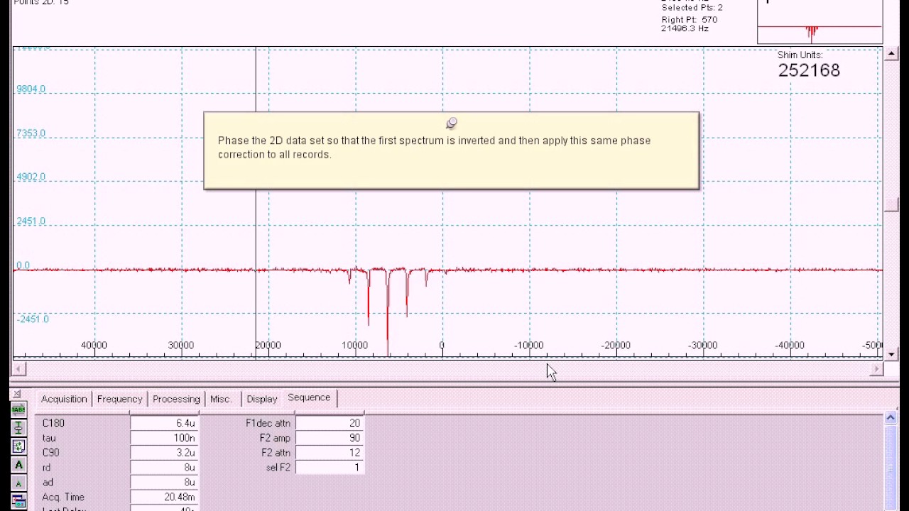 nmr data analysis t1 - YouTube