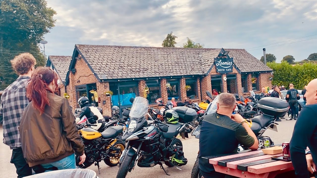LOOMIES MOTO CAFE Motorcycles ON ANY WEDNESDAY Evening Menu STREET TRIPOTLE Burger & THRUXTON Chaser