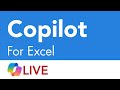 Copilot for Excel - LIVE