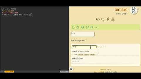 Navi cheatsheet TiddlyWiki plugin