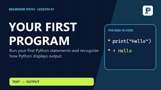 Python Hello World: Your First Program | Lesson 01