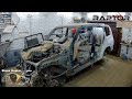 Долгий и сложный процесс восстановления кузова Mitsubishi Pajero 3.