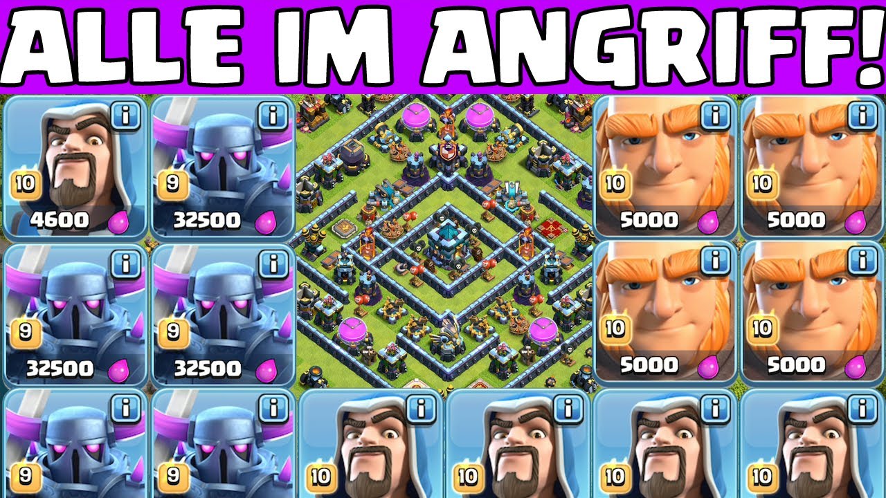 ALLE NEUEN TRUPPENLEVEL IM ANGRIFF! 😎 Clash of Clans * CoC YouTube ALLE NEUEN TRUPPENLEVEL IM ANGRIFF! 😎 Clash of Clans * CoC YouTube
