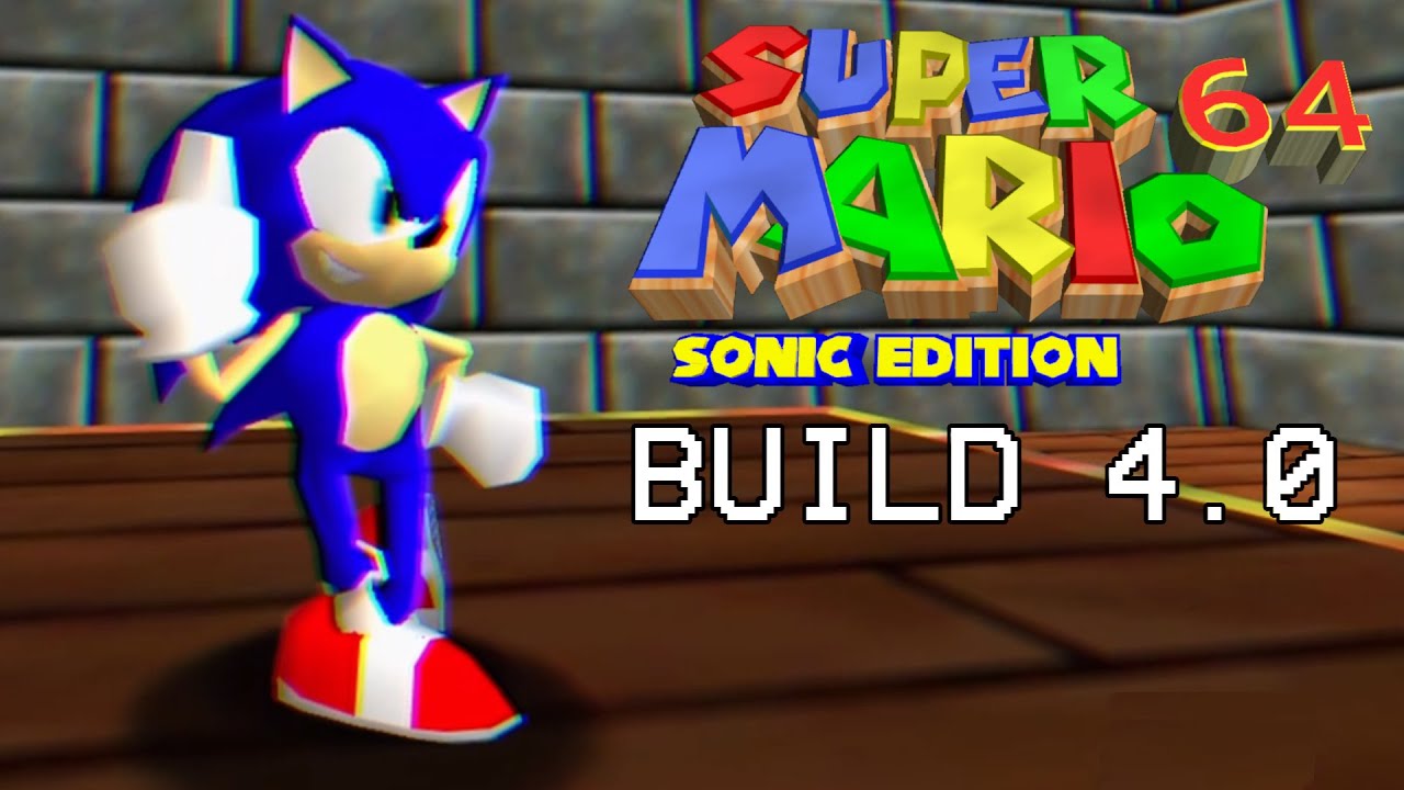 Sonic invades Super Mario 64 - The Sonic