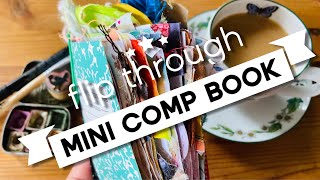 Flip through mini comp book art journal mixedmedia art #flipthroughfriday  Wealth