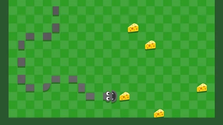 Google Snake Cheese Mode - 50 apples in 45s 225ms (5 apples / Speed Normal / Size Large)
